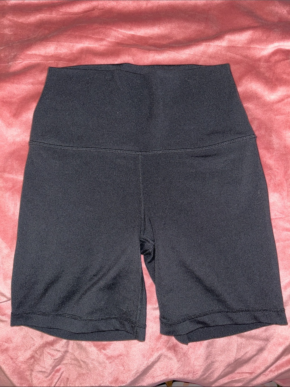 High-Waist Black Women's Bike Shorts